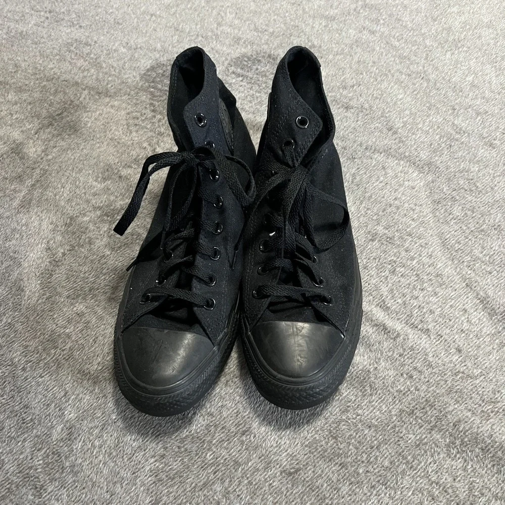 Unisex CONVERSE Chuck Taylor ALL STAR HIGH TOP MONOCHROME BLACK (M3310) Men's 9